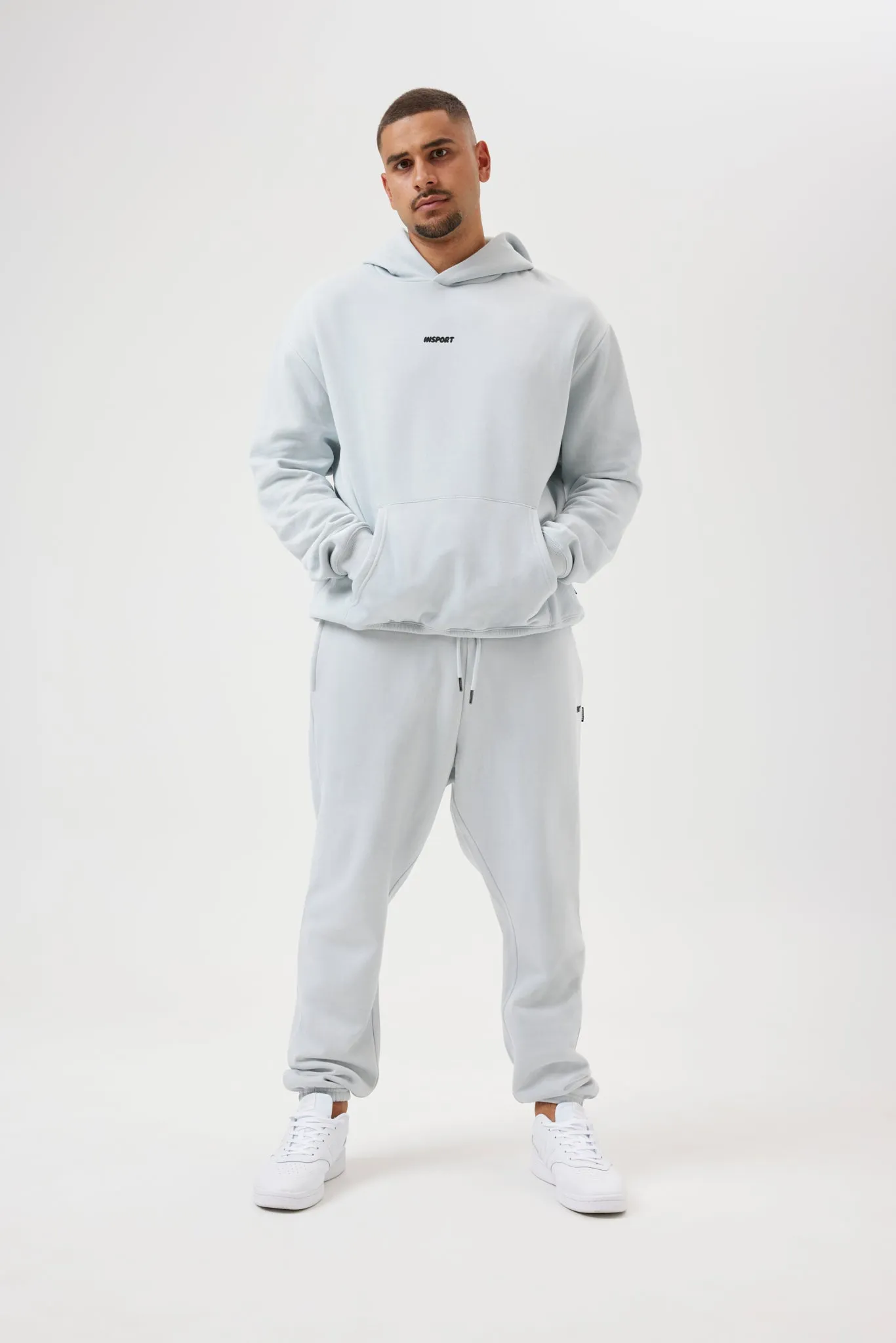 INSPORT UNISEX FRANKIE CLOUD BLUE HOODIE Cothing_Mens-Insport