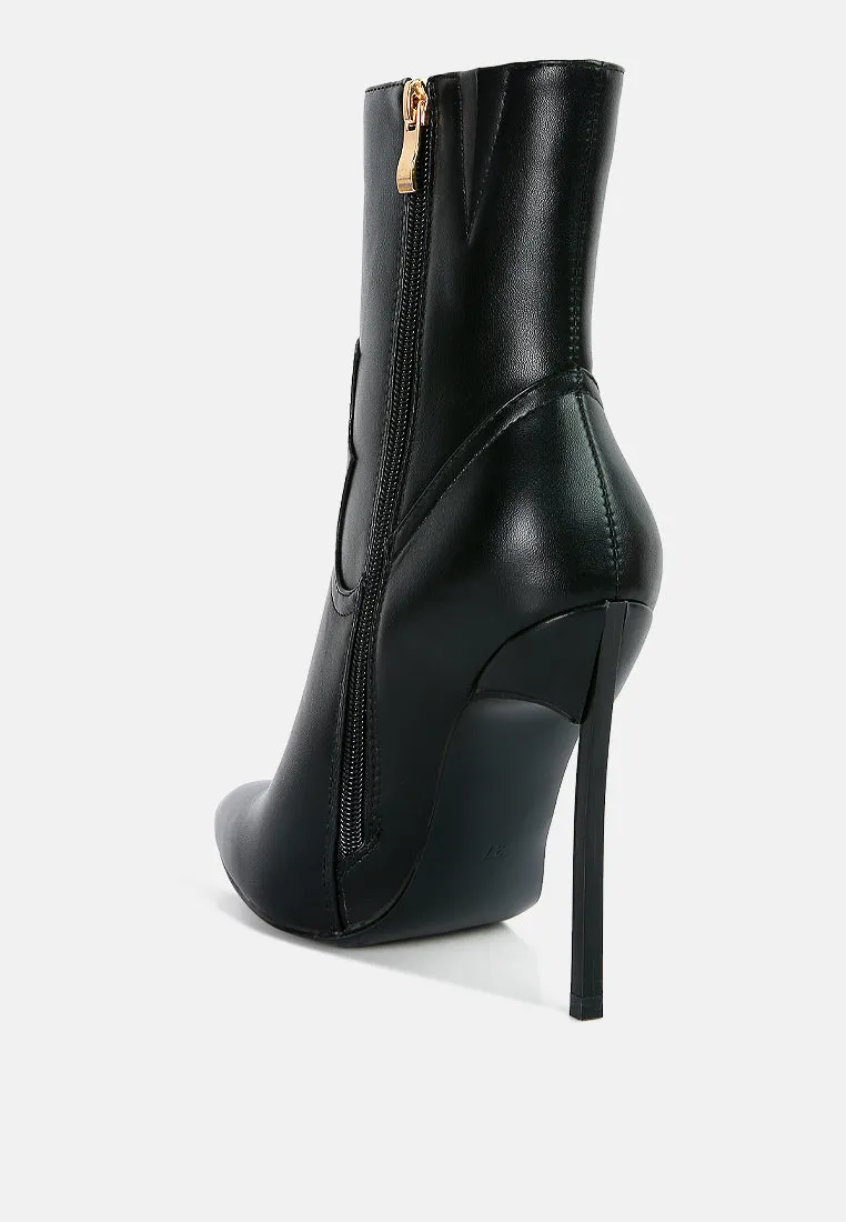 jenner high heel cowboy ankle boots London Rag