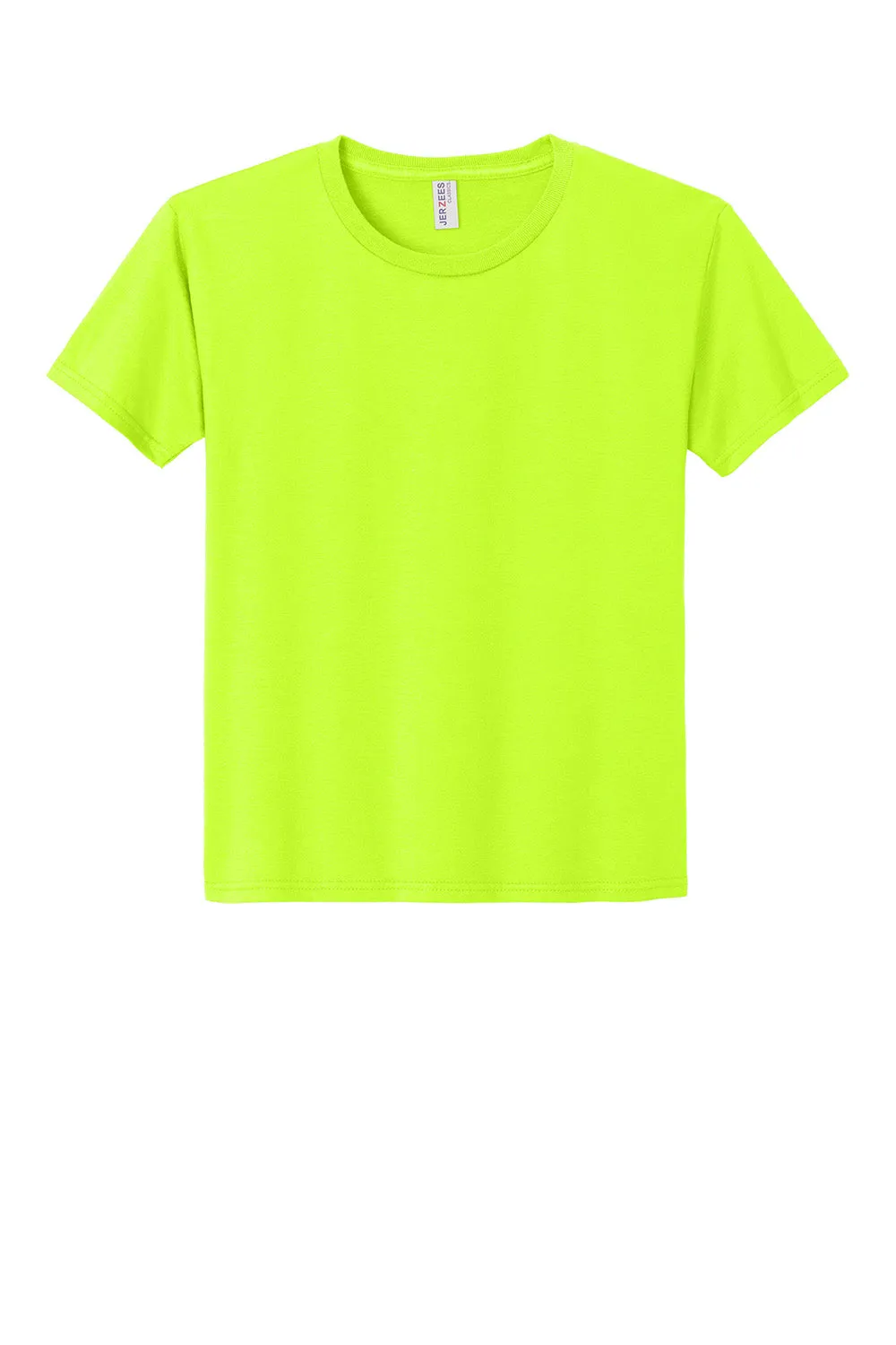 Jerzees Youth Classics Short Sleeve Crewneck T-Shirt - Safety Green