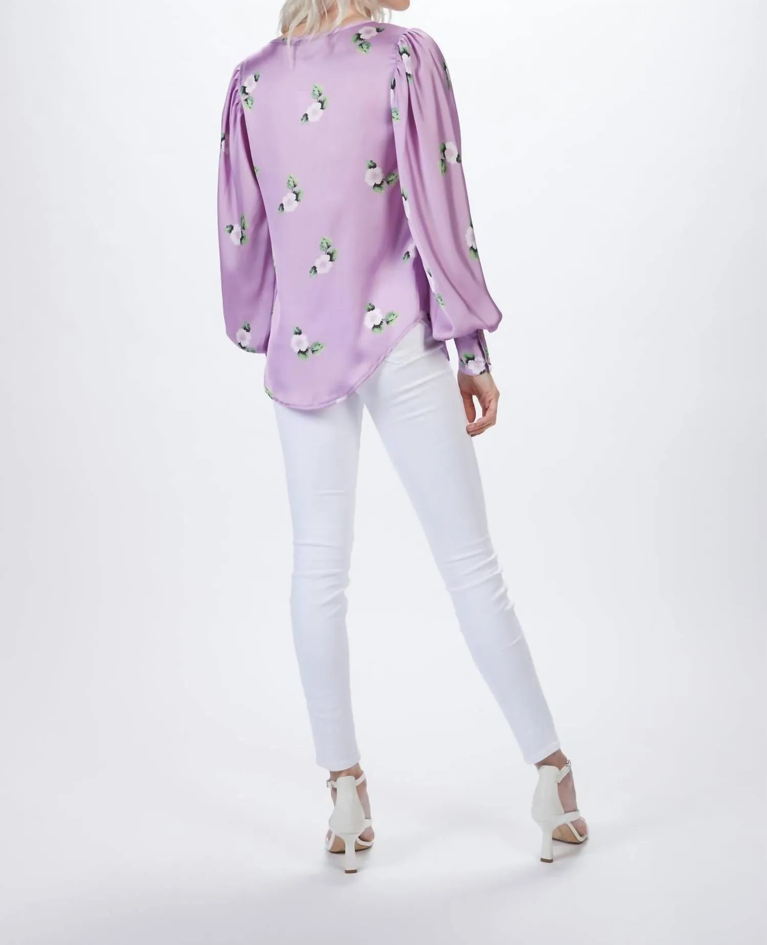 Keyhole Blouse In Orchid