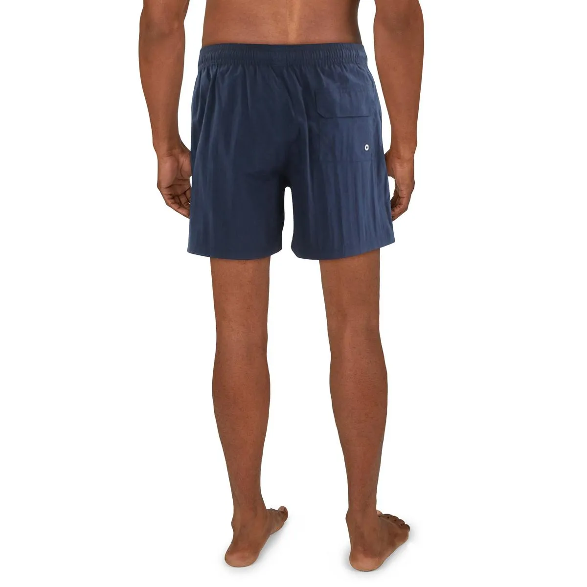Mens Logo Synthetic Swim Trunks