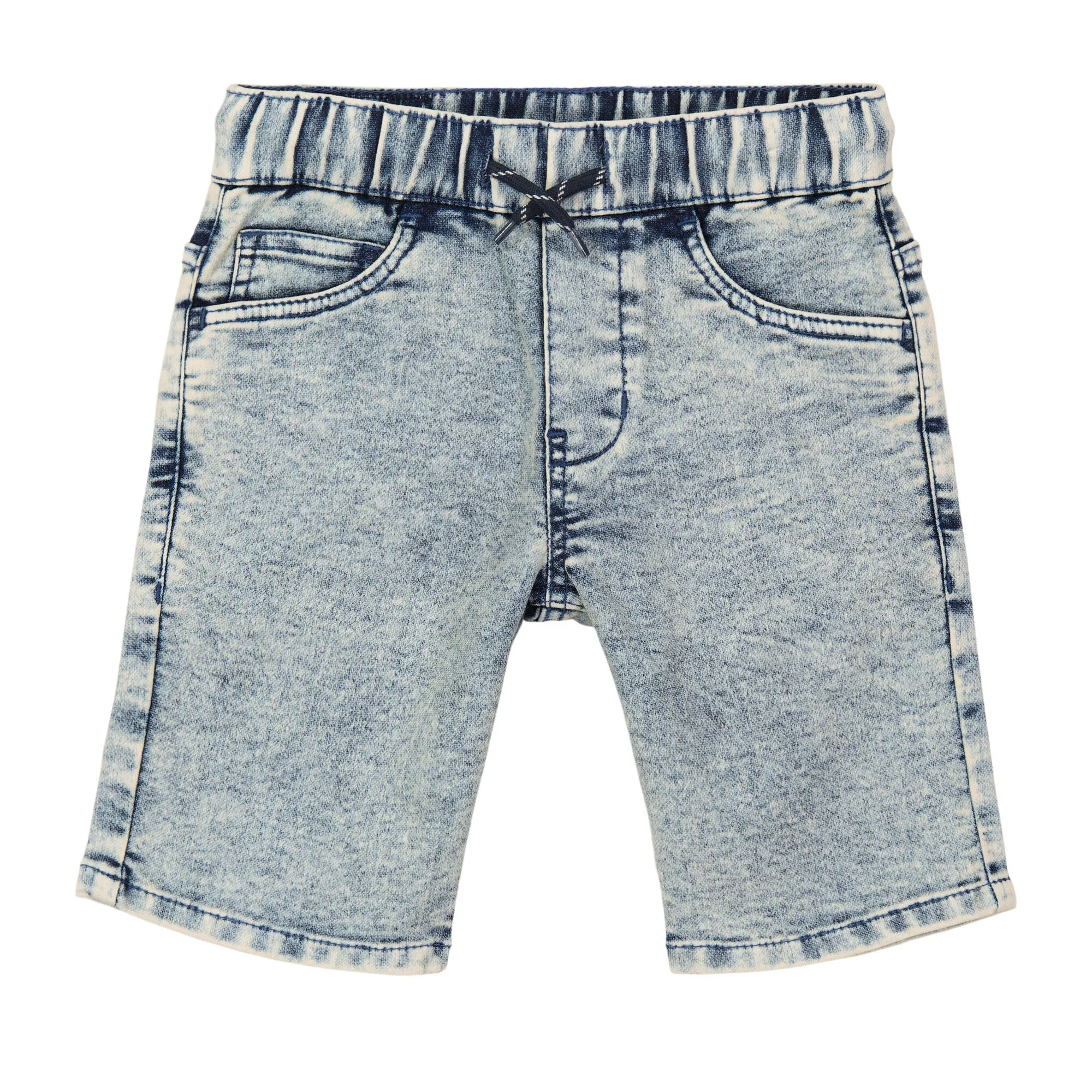Nautica Boys' Denim Pull-On Short Stormy Blue Wash Nautica