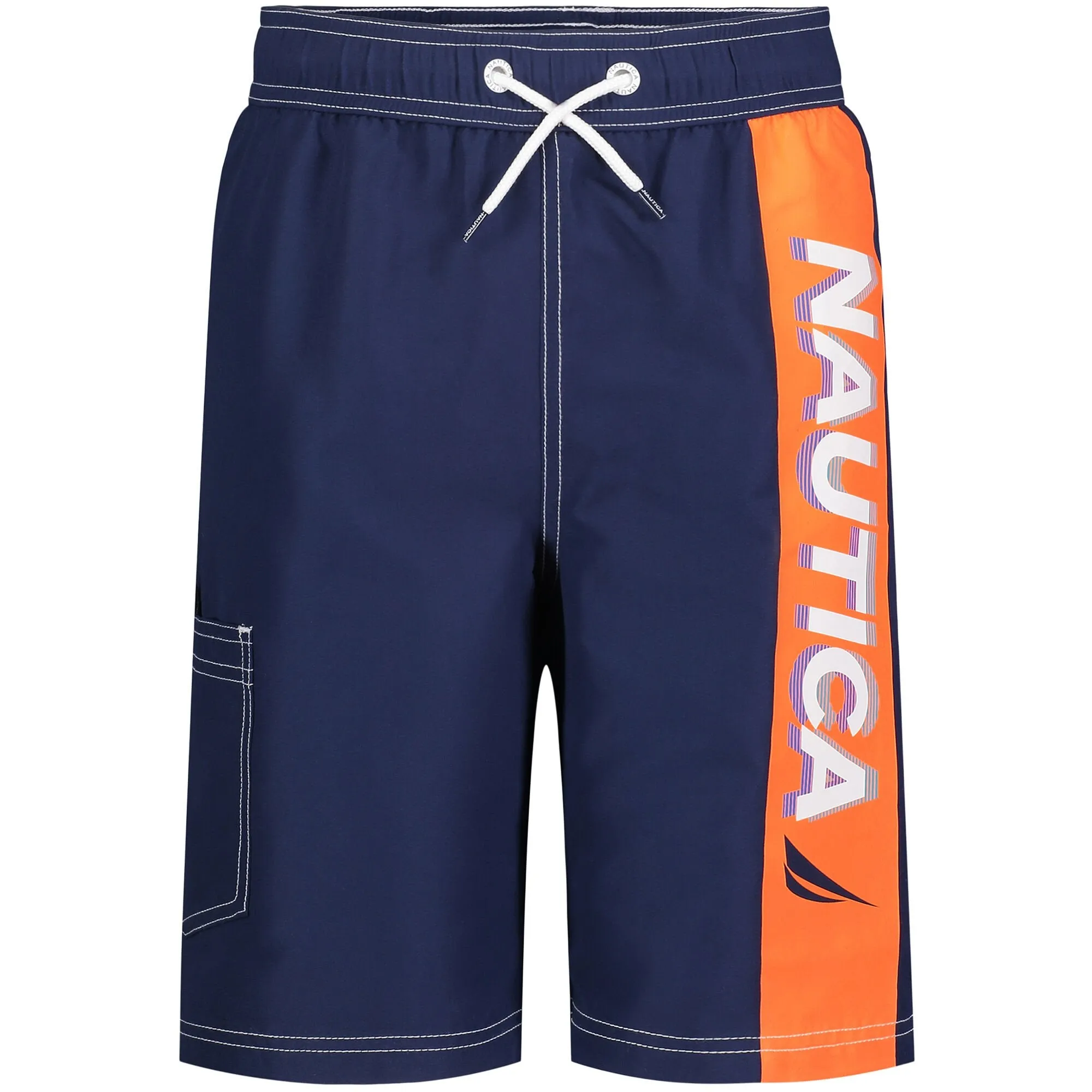 Nautica Boys' Flag In Motion Board Short J Navy Nautica