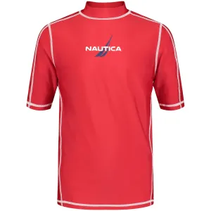 Nautica Boys' Rash Guard (8-16) Melonberry Nautica
