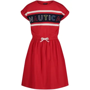 Nautica Girls' Billboard Logo Dress (7-16) Pale Orchid Nautica