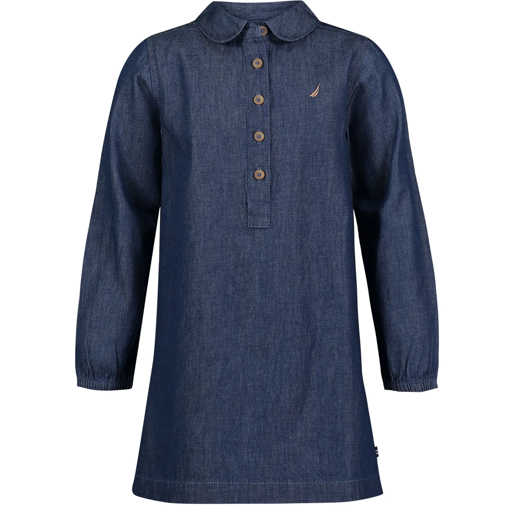 Nautica Girls’ Chambray Dress (7-16) Sea Mist Nautica