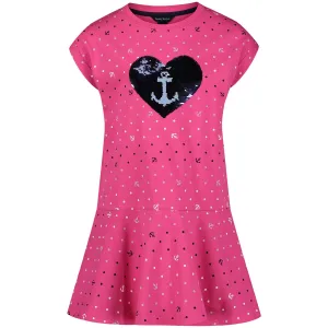 Nautica Girls’ Printed Peplum Dress (7-16) Paradise Pink Nautica