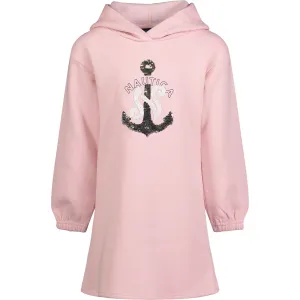 Nautica Girls' Sequin Sweatshirt Dress (8-16) Tomato Nautica