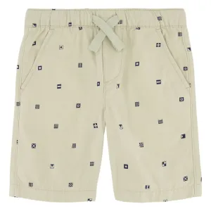 Nautica Little Boys' Embroidered Pull-On Short Oyster Bay Heather Nautica