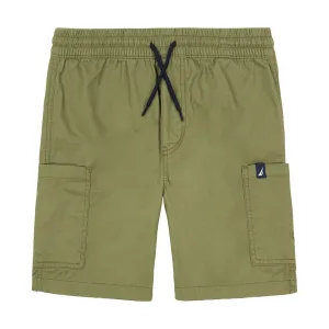 Nautica Little Boys' Pull-On Cargo Short Deep Fern Nautica