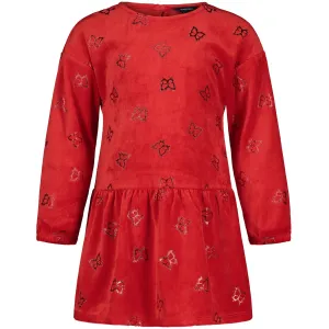 Nautica Little Girls’ Butterfly Velour Dress (4-6X) Pale Orchid Nautica