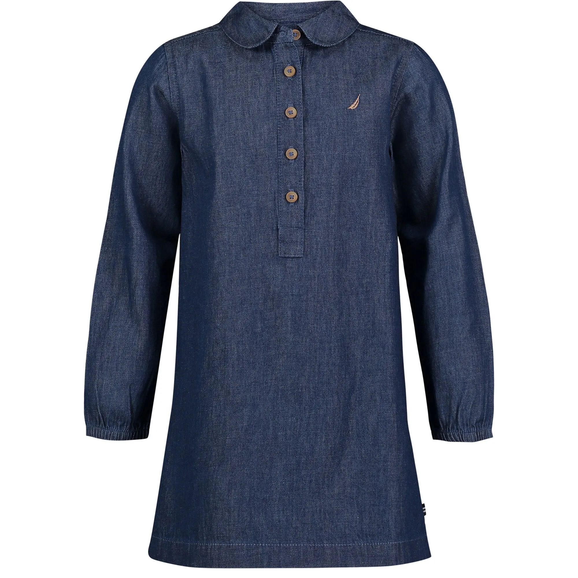 Nautica Little Girls’ Chambray Dress (4-6X) Sea Mist Nautica