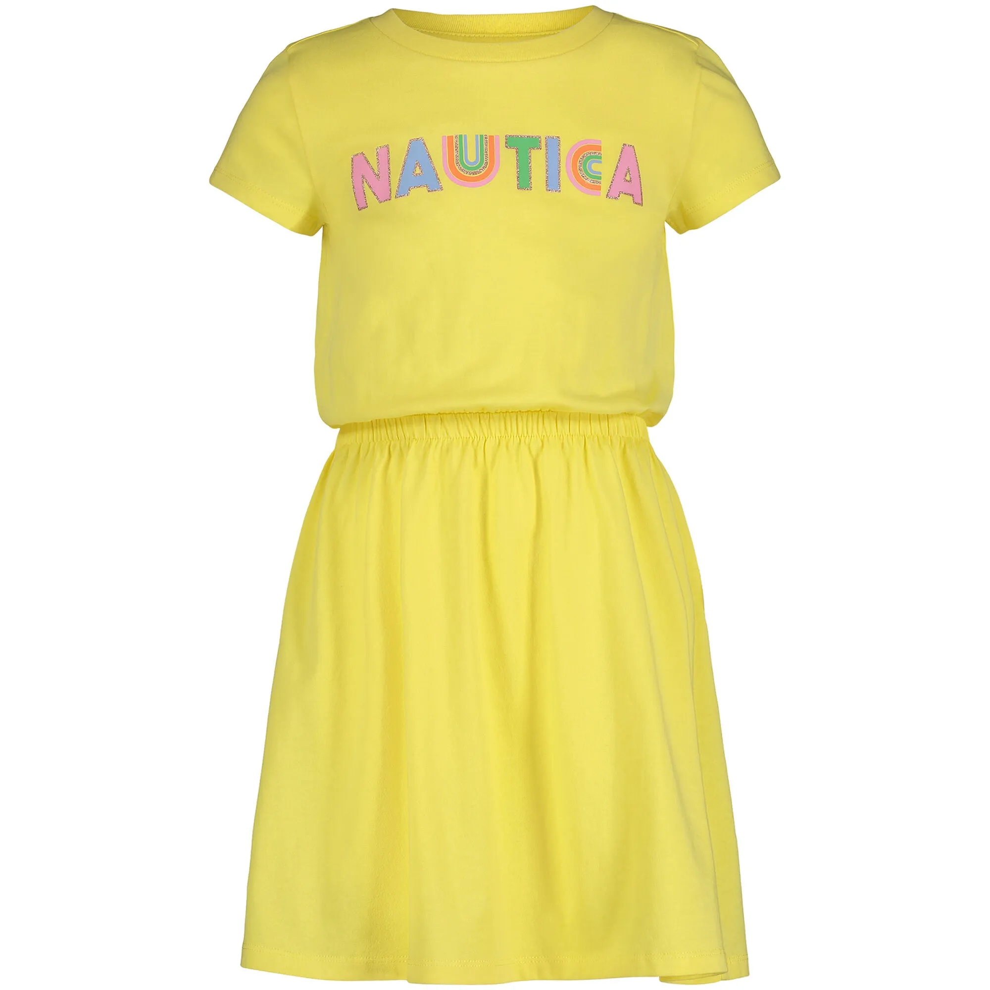 Nautica Little Girls' Rainbow Dress (4-6X) Oro Nautica