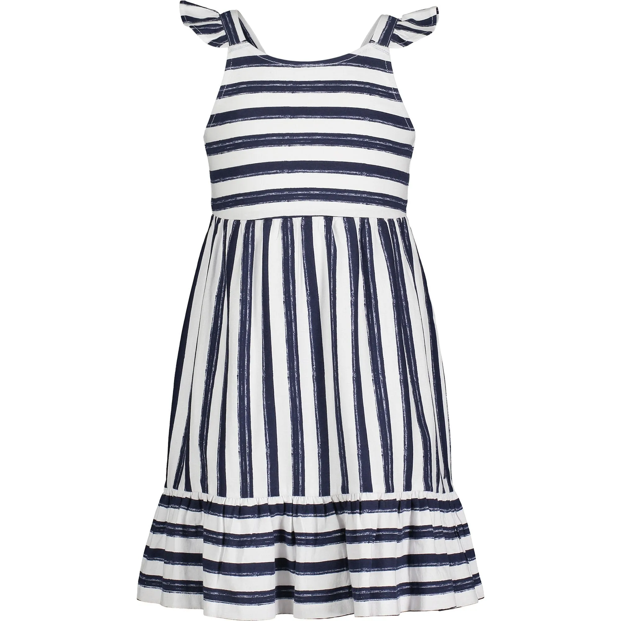 Nautica Little Girls' Watercolor-Stripe Dress (4-6X) Navy Nautica