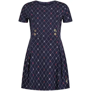 Nautica Toddler Girls’ Anchor Print Dress (2T-4T) Navy Nautica