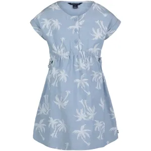 Nautica Toddler Girls' Palm Print Chambray Dress (2T-4T) Nite Sea Heather Nautica