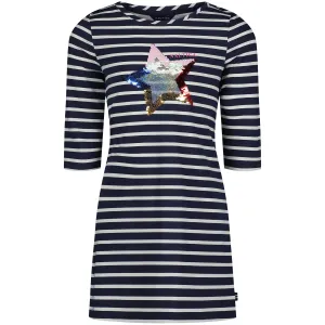 Nautica Toddler Girls’ Stripes And Sequins Dress (2T-4T) Navy Nautica