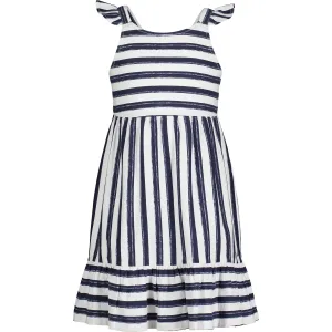 Nautica Toddler Girls' Watercolor-Stripe Dress (2T-4T) Navy Nautica