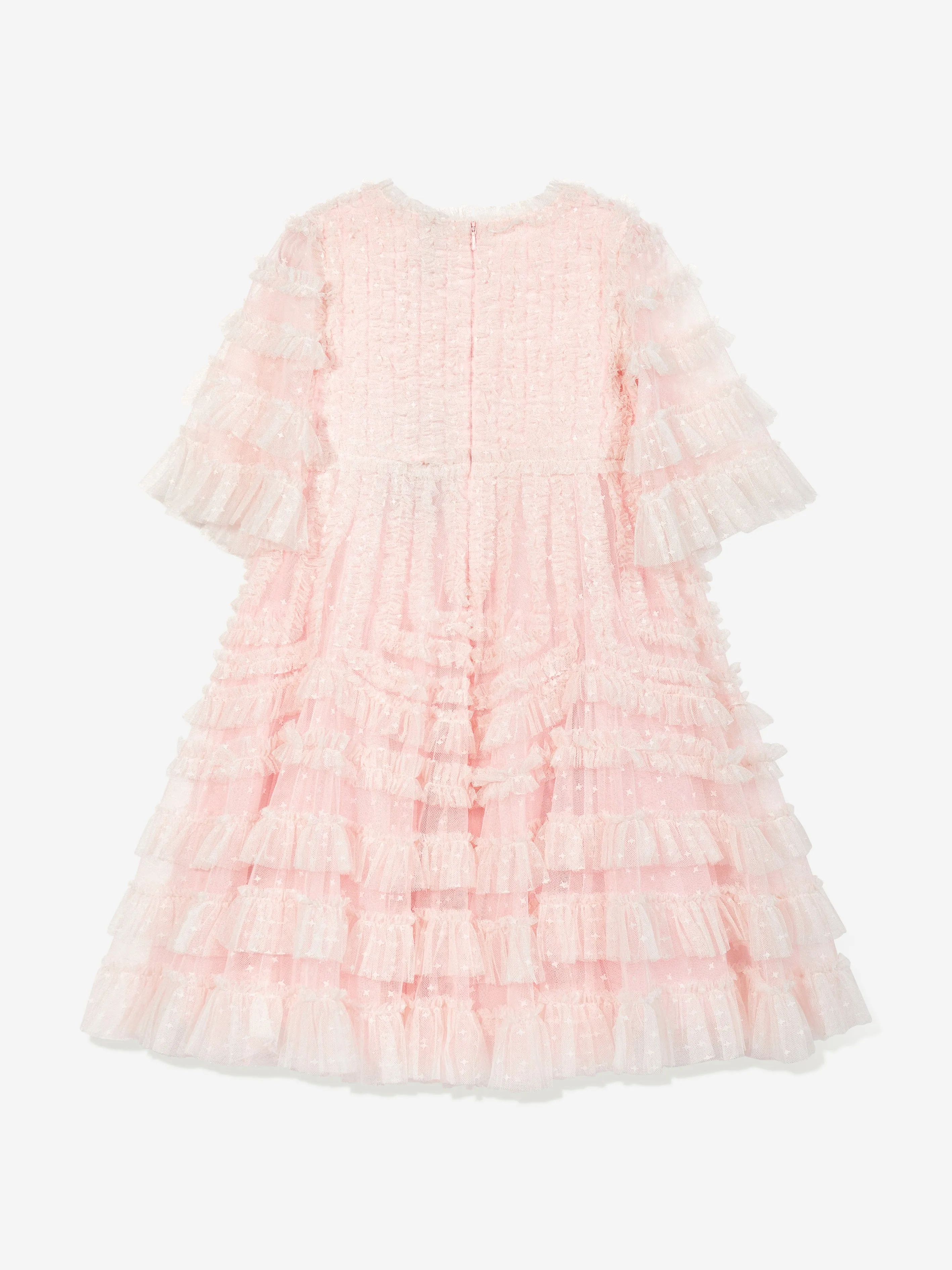 Needle & Thread Girls La Vie En Rose Dress in Pink