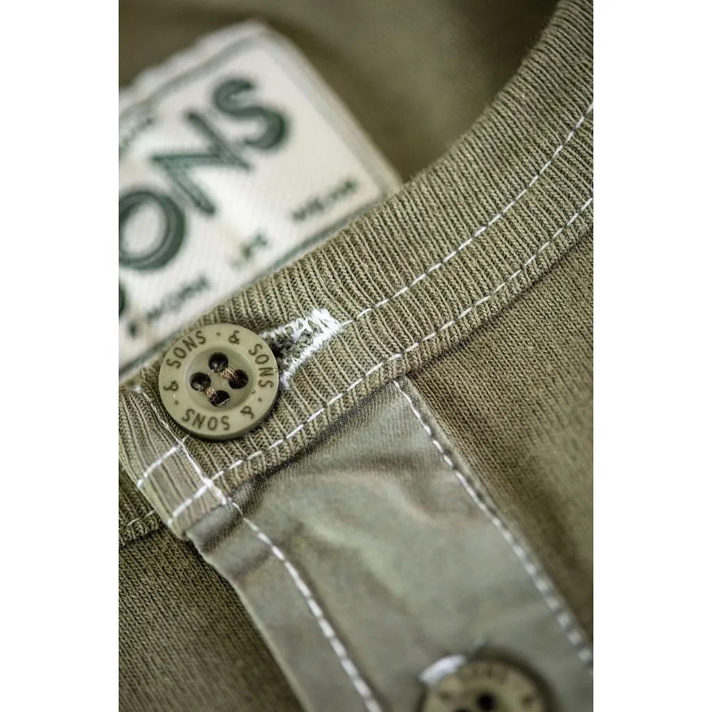 New Elder Henley Shirt &SONS Clothing