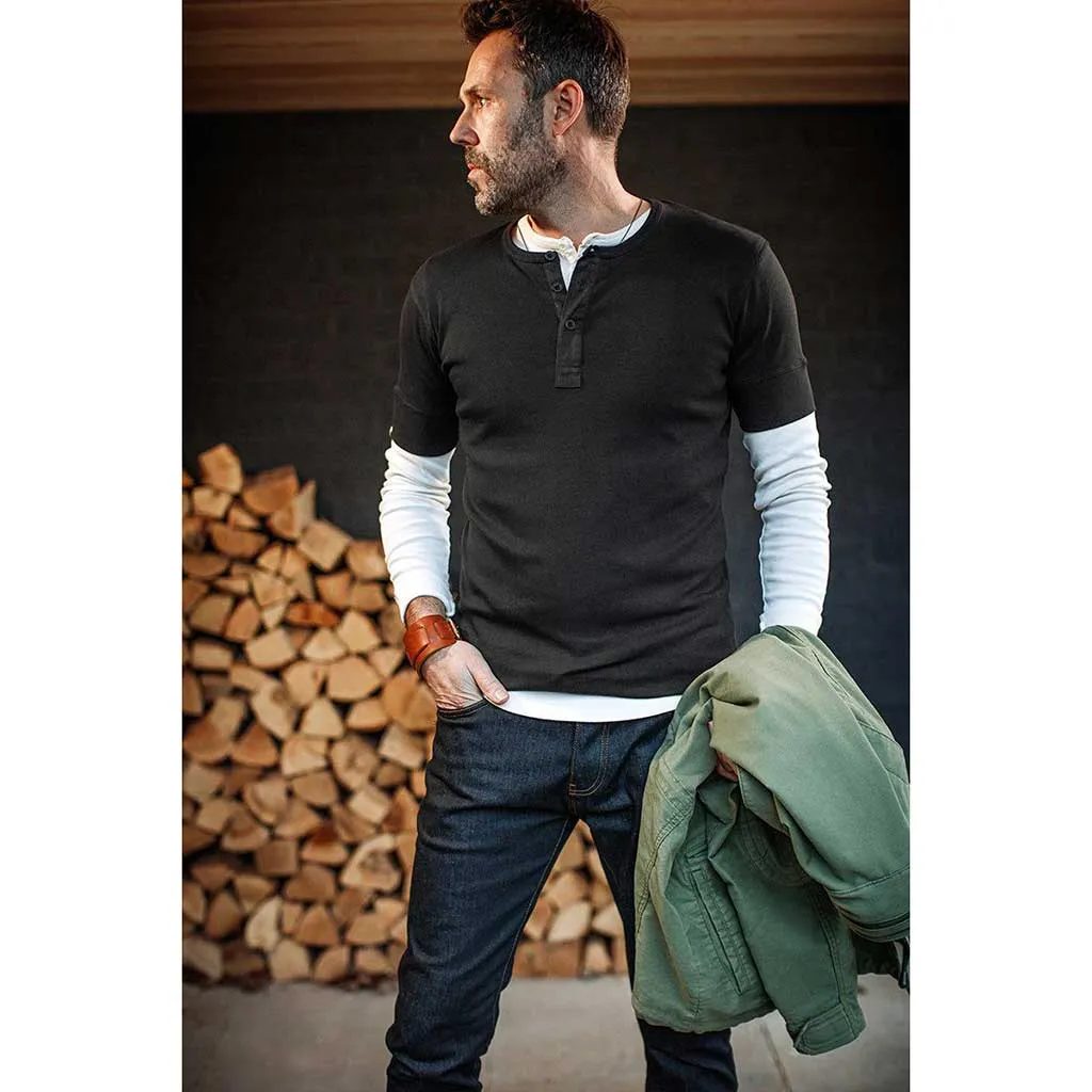 New Elder Henley Short Sleeve Shirt &SONS Clothing