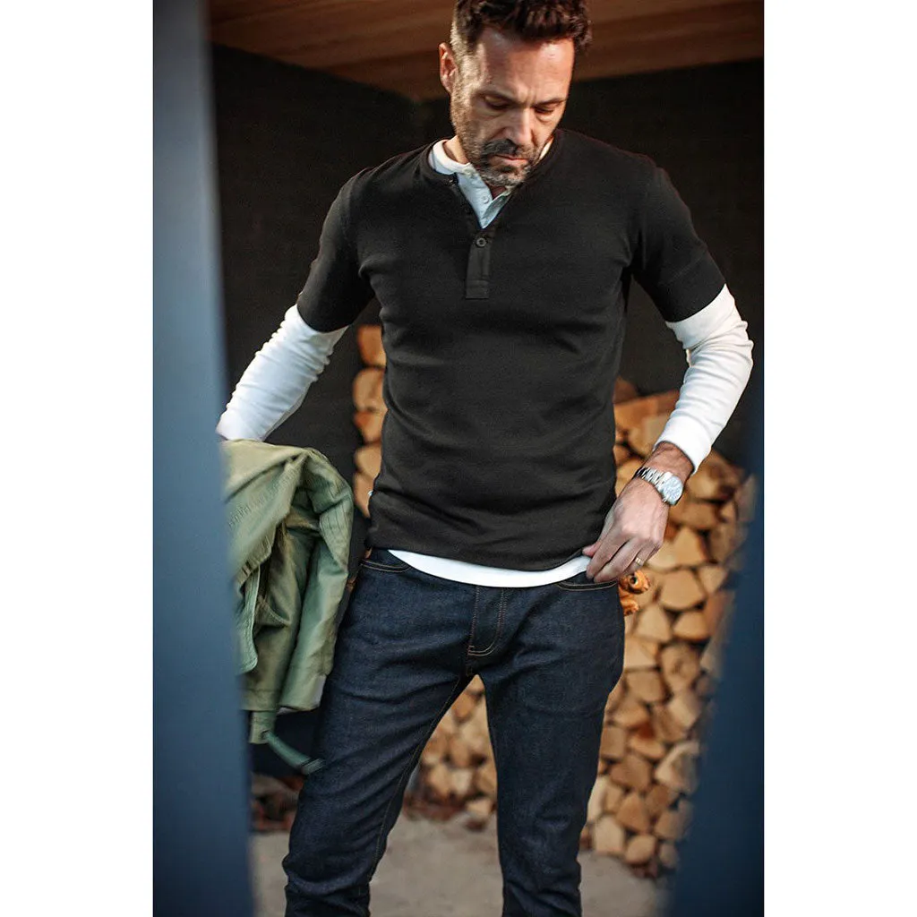 New Elder Henley Short Sleeve Shirt &SONS Clothing