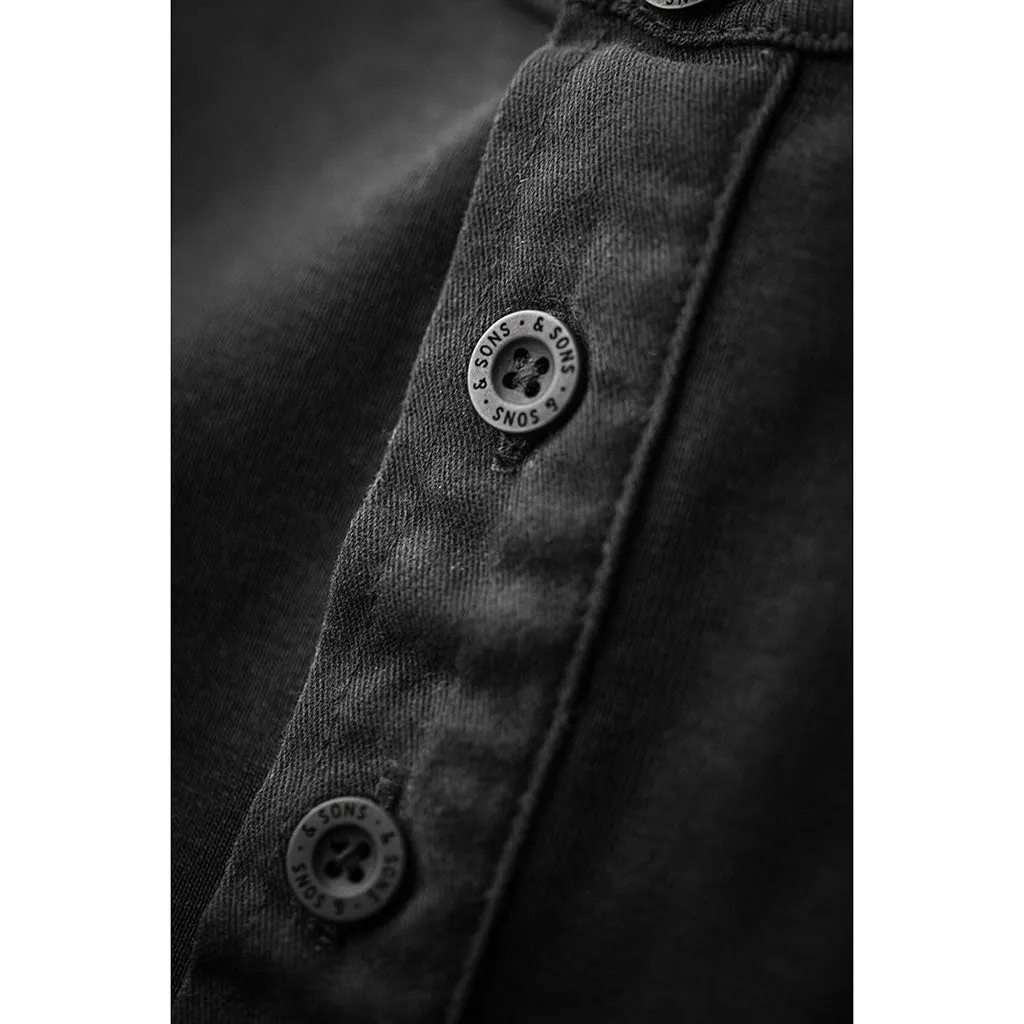 New Elder Henley Short Sleeve Shirt &SONS Clothing