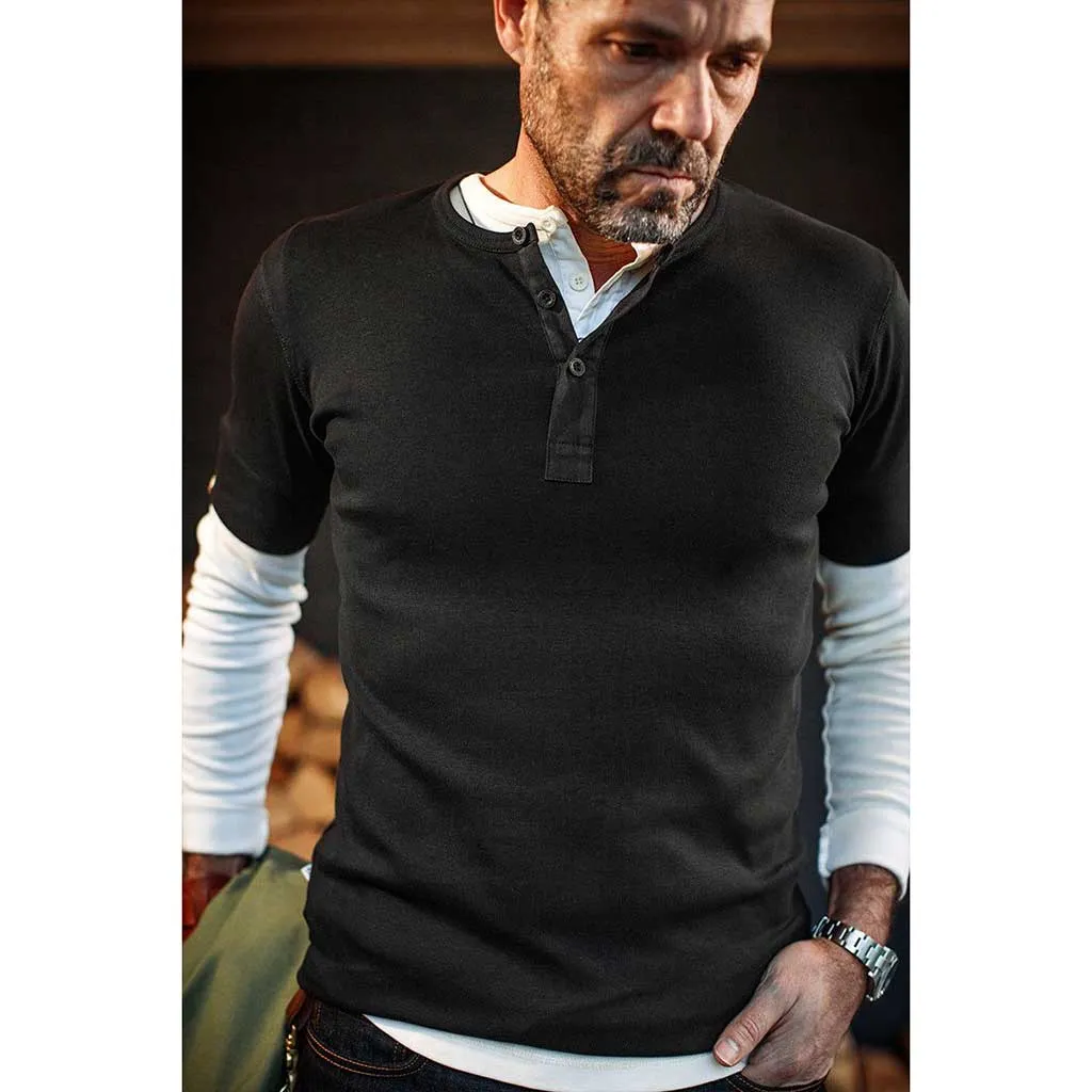 New Elder Henley Short Sleeve Shirt &SONS Clothing