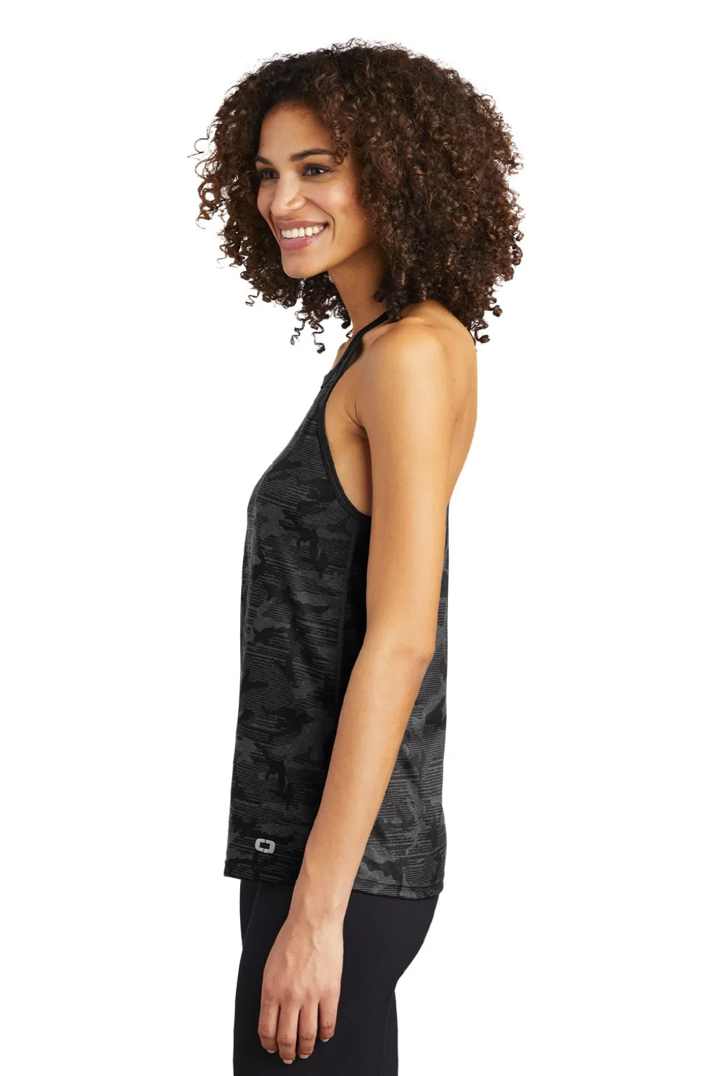 Ogio Womens Endurance Pulse Phantom Moisture Wicking Tank Top - Blacktop Camo  buy online now Clothing Ogio
