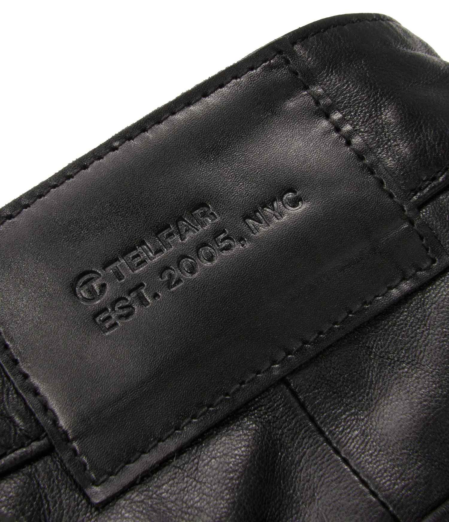 Poom Poom Leather Shorts