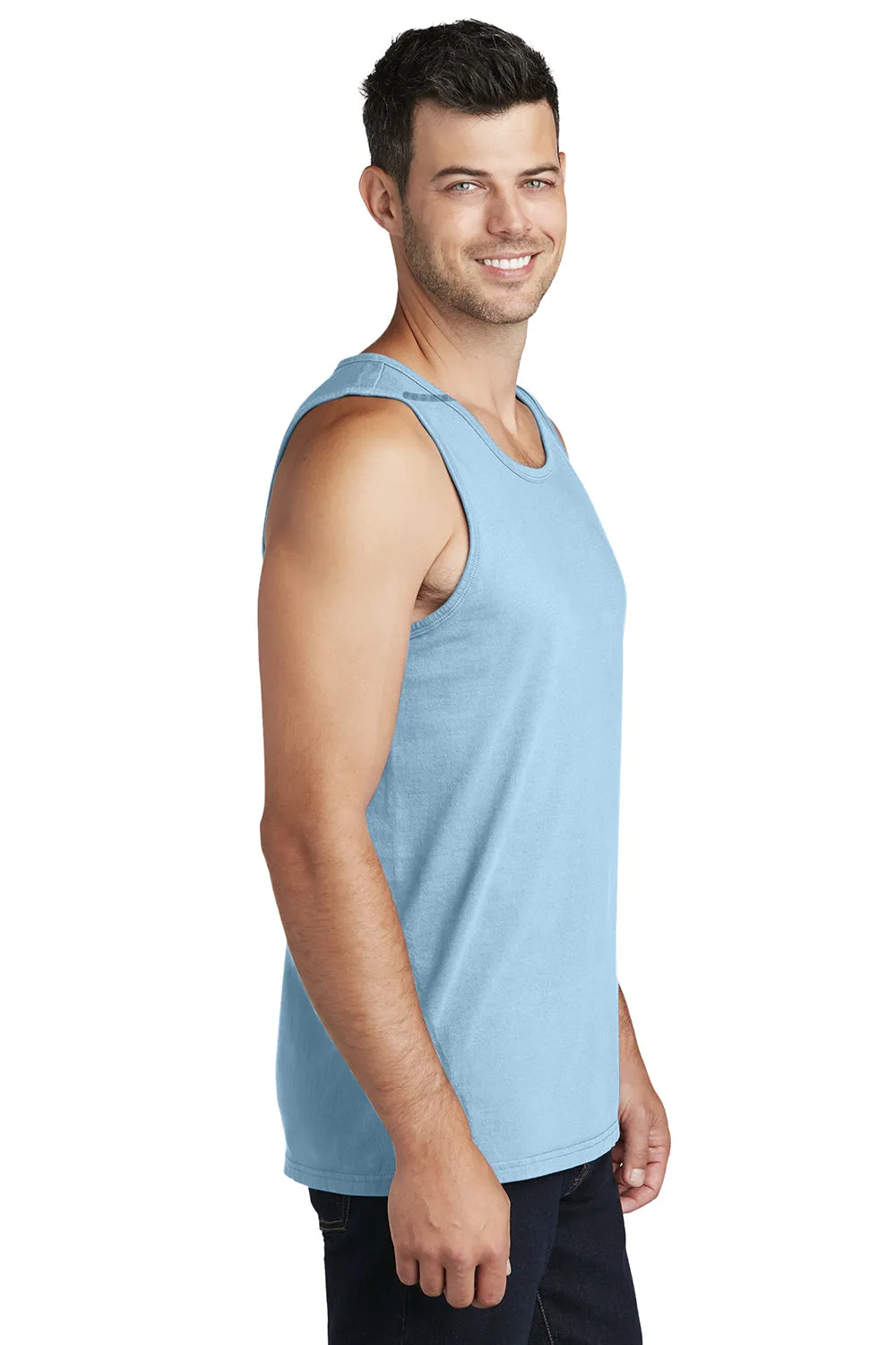 Port & Company Mens Beach Wash Tank Top - Glacier Blue  Buy the latest Clothing Port-Company
