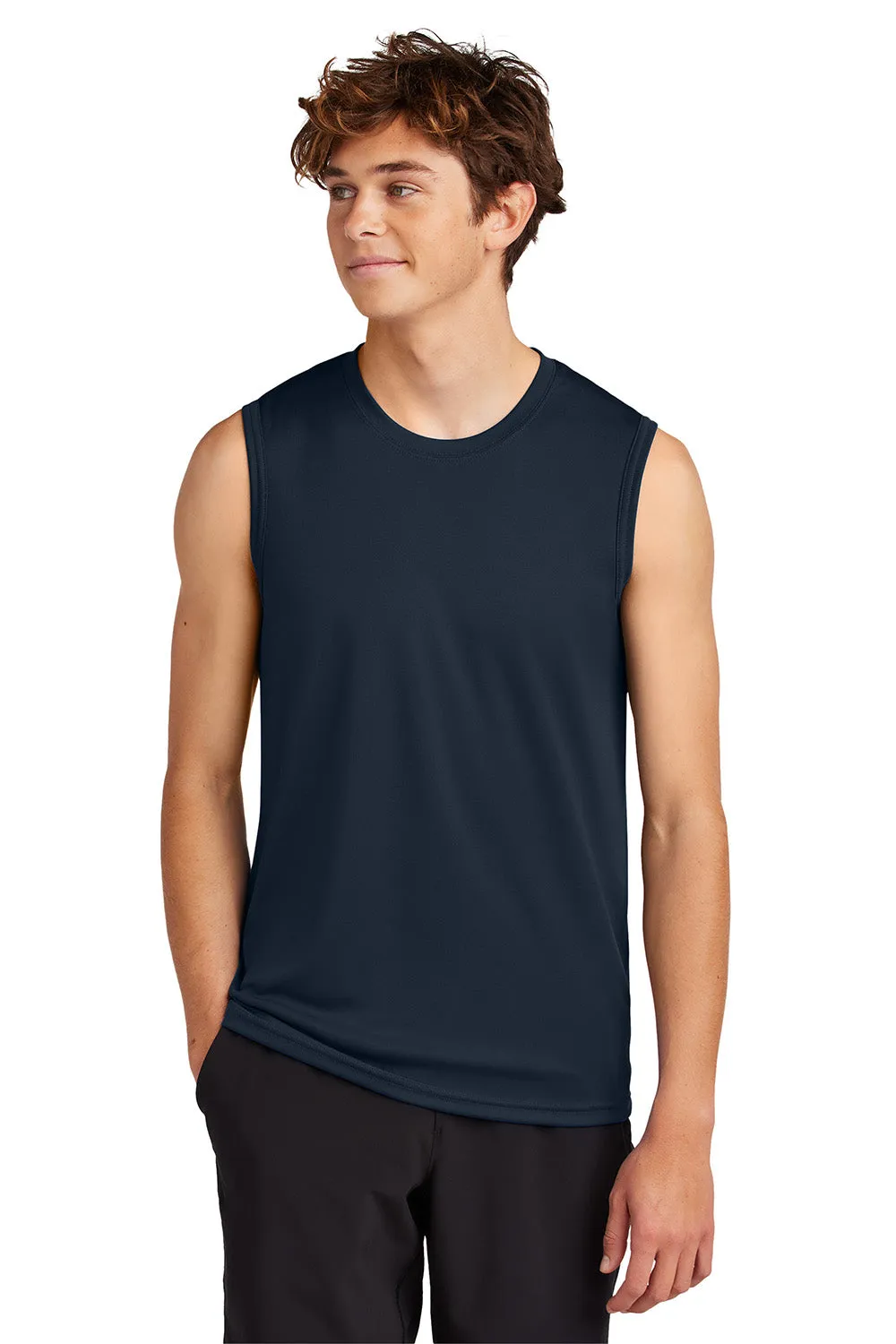 Port & Company Mens DryZone Moisture Wicking Performance Tank Top - True Navy Blue  Buy the latest Clothing Port-Company
