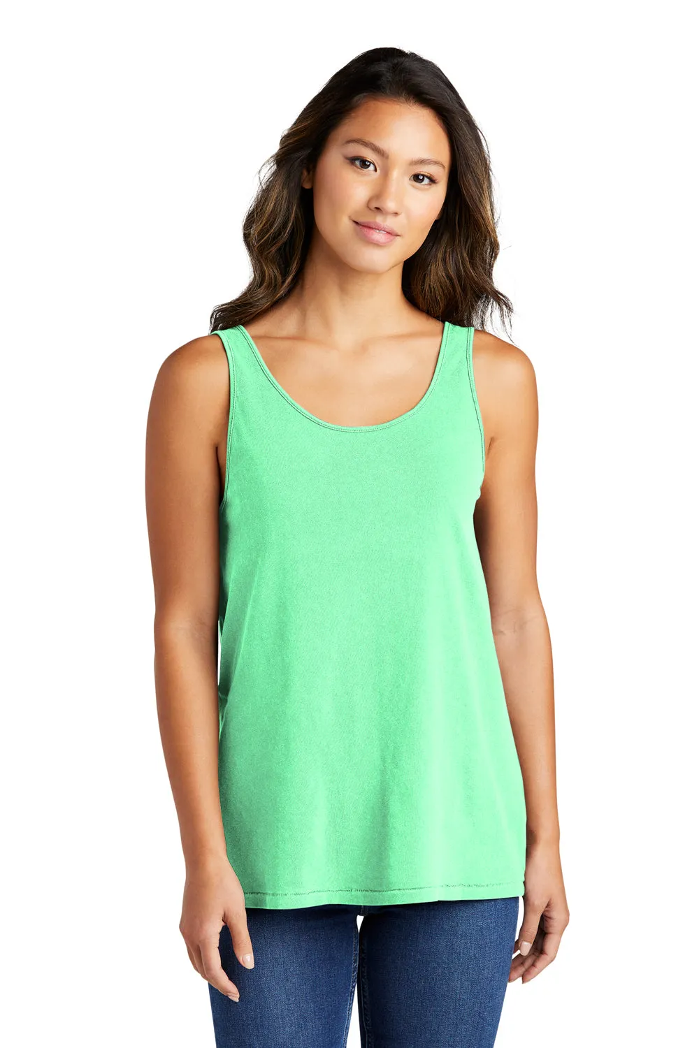 Port & Company Womens Beach Wash Garment Dyed Tank Top - Jadeite Green  Buy the latest Clothing Port-Company