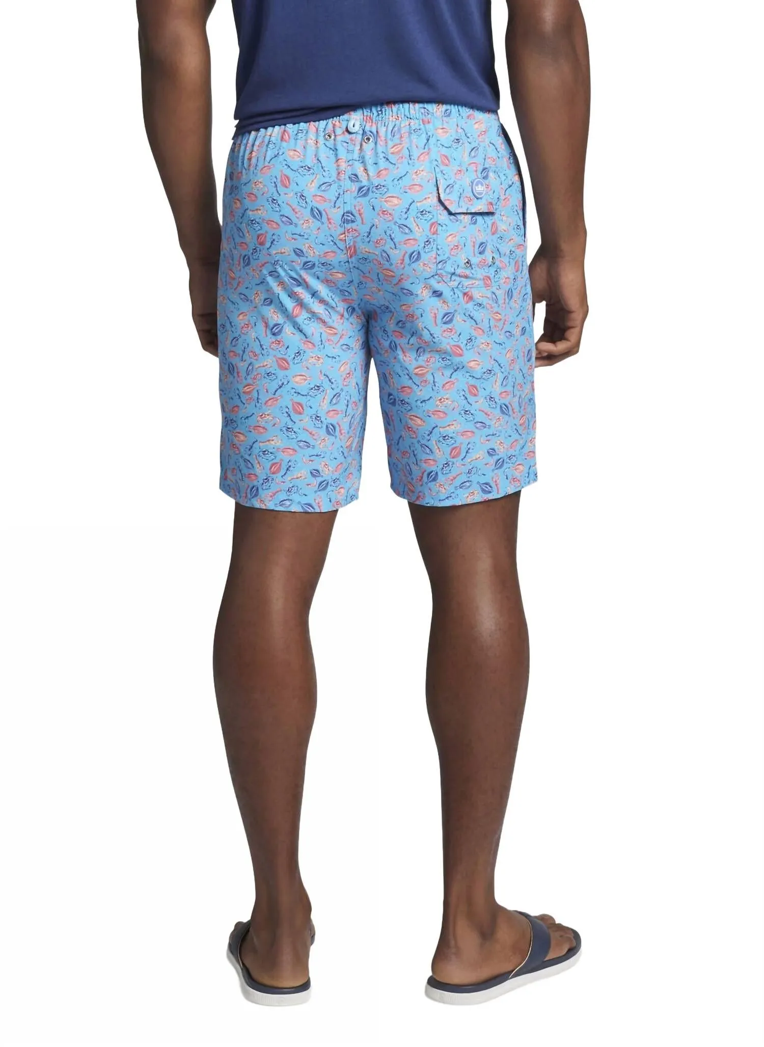 Quick Dry Swim Trunks In Island Blue