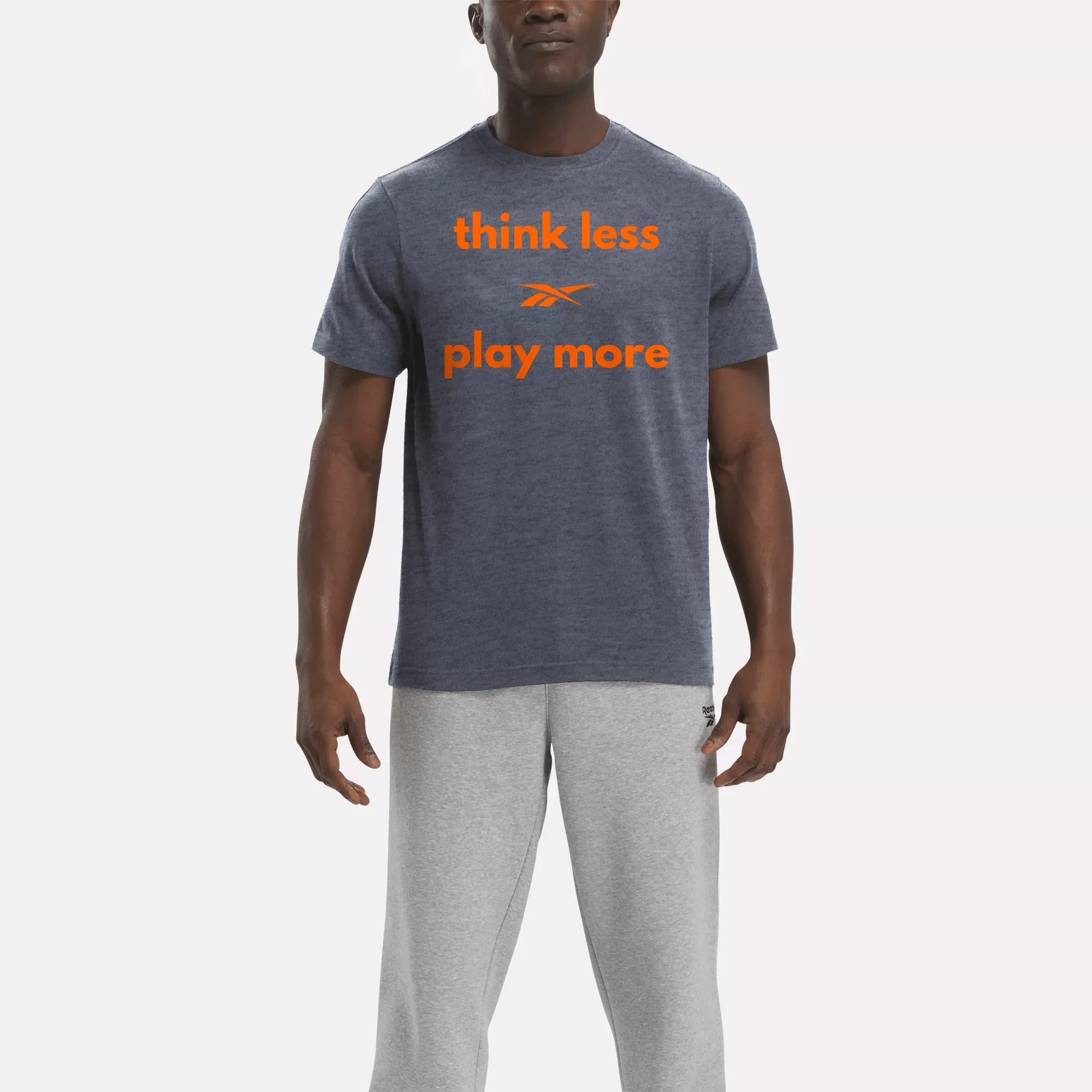 Reebok Clothing Think Less Play More T-Shirt