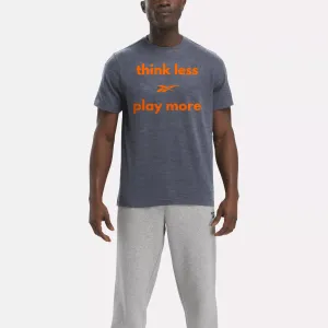 Reebok Clothing Think Less Play More T-Shirt