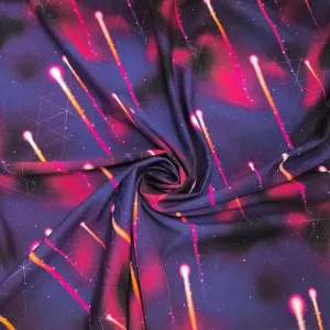 Shooting Stars French Terry Fabric