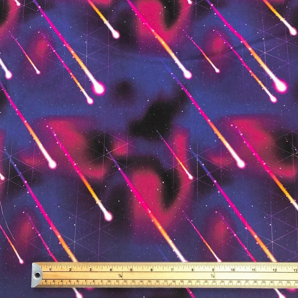 Shooting Stars French Terry Fabric