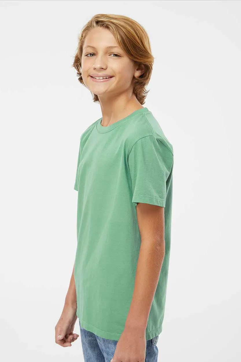 SoftShirts Youth Organic Short Sleeve Crewneck T-Shirt - Pine Green