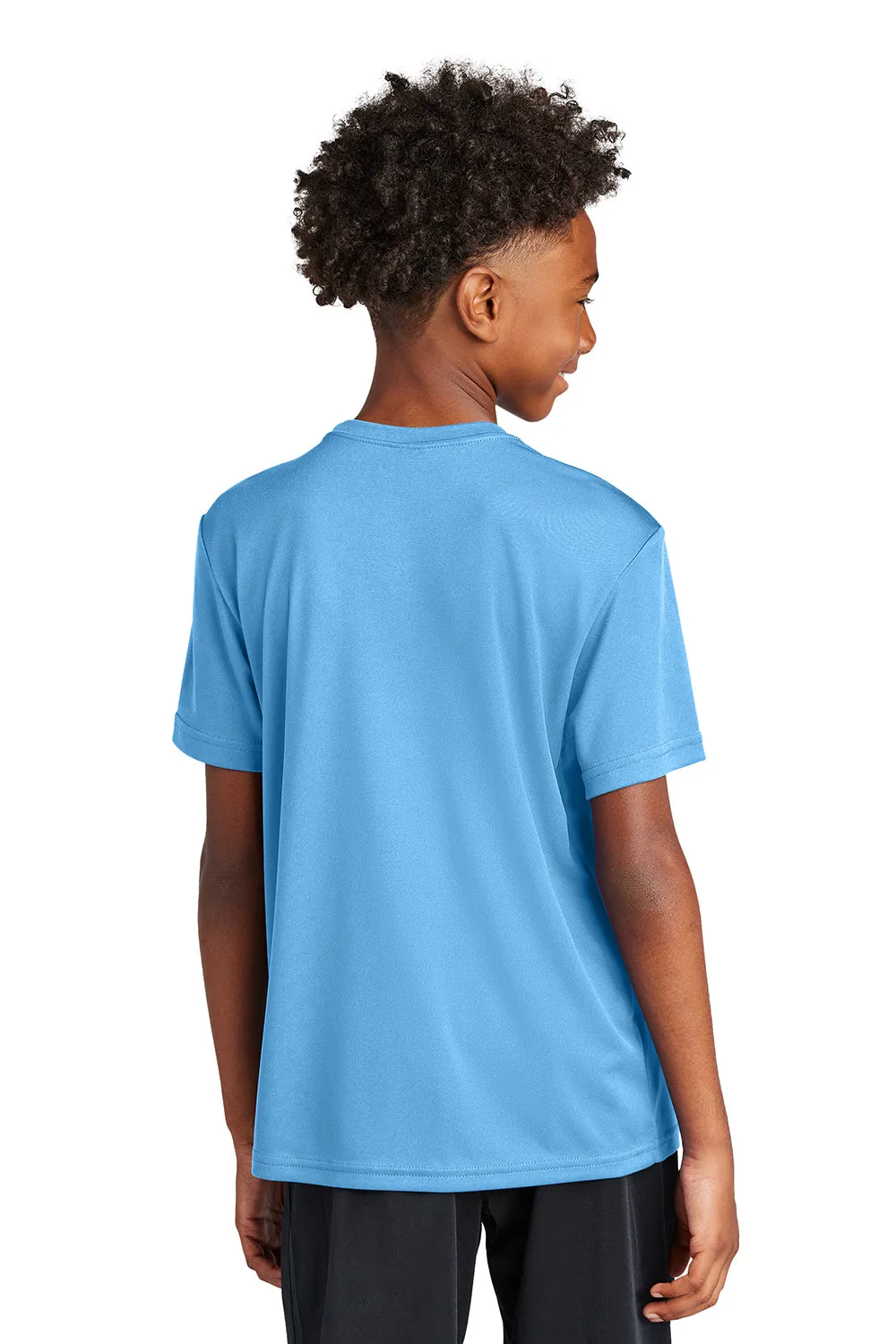 Sport-Tek Youth Competitor Moisture Wicking Short Sleeve Crewneck T-Shirt - Carolina Blue