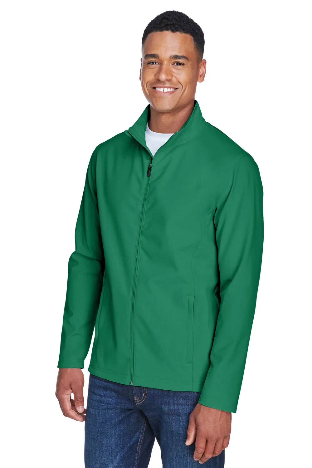 Team 365 Mens Leader Windproof & Waterproof Full Zip Jacket - Kelly Green