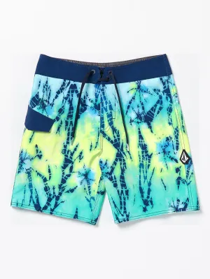 Volcom Batik Mod-Tech Trunks Misty Blue Volcom