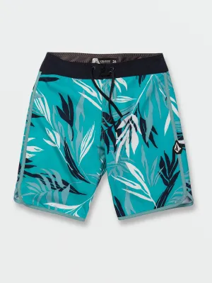 Volcom Bleeding Leaf Mod-Tech Trunks Electric Blue Volcom