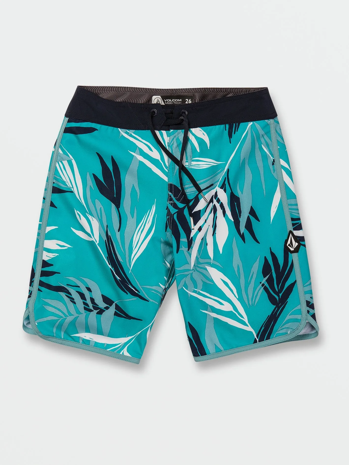 Volcom Bleeding Leaf Mod-Tech Trunks Electric Blue Volcom