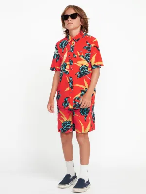 Volcom Boys Polydactal Mod-Tech Trunks Sockeye Volcom