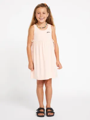 Volcom Girls Sandy Candy Dress Melon Volcom