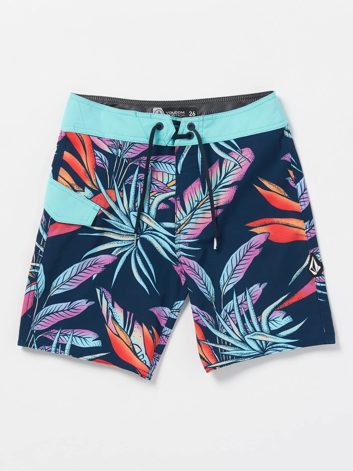 Volcom Indo Spray Mod-Tech BoardBoys Shorts (Age 8-14) Navy Volcom
