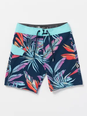 Volcom Indo Spray Mod-Tech BoardBoys Shorts (Age 8-14) Navy Volcom