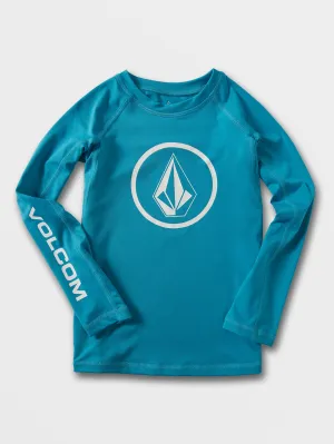 Volcom Lido Solid Boys Short Sleeve Tee (Age 2-7) Barrier Reef Volcom