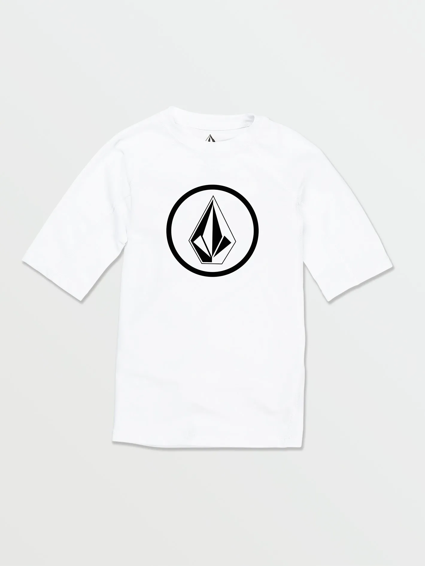 Volcom Lido Solid Boys Short Sleeve Tee (Age 2-7) White Volcom